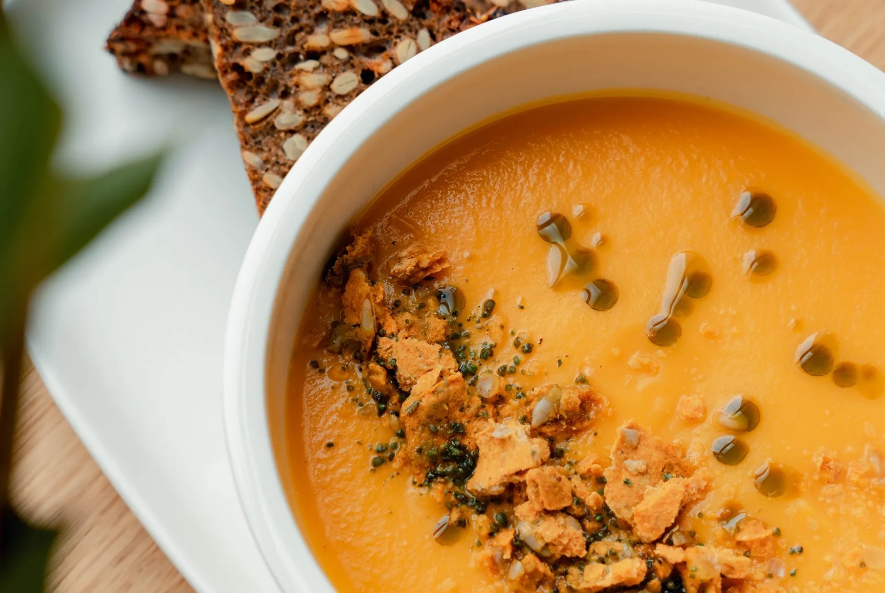 Гарбузовий місо крем-суп