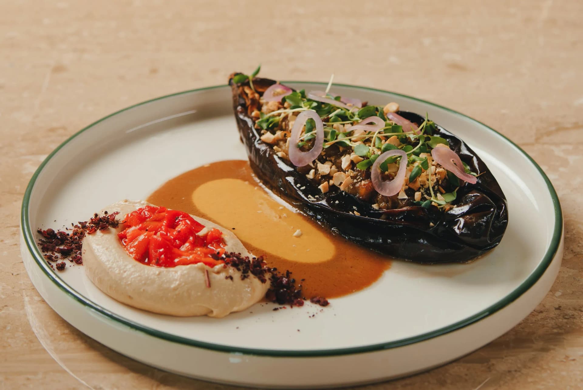 Baked eggplant 