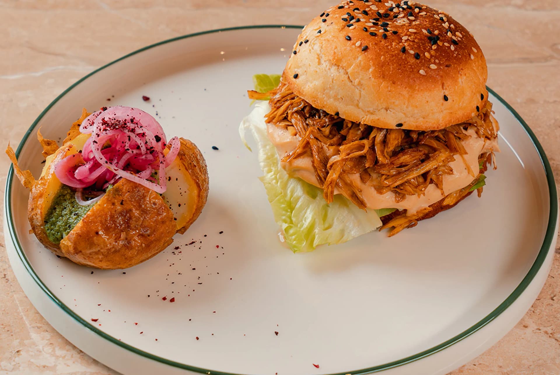 Бургер з фуджу